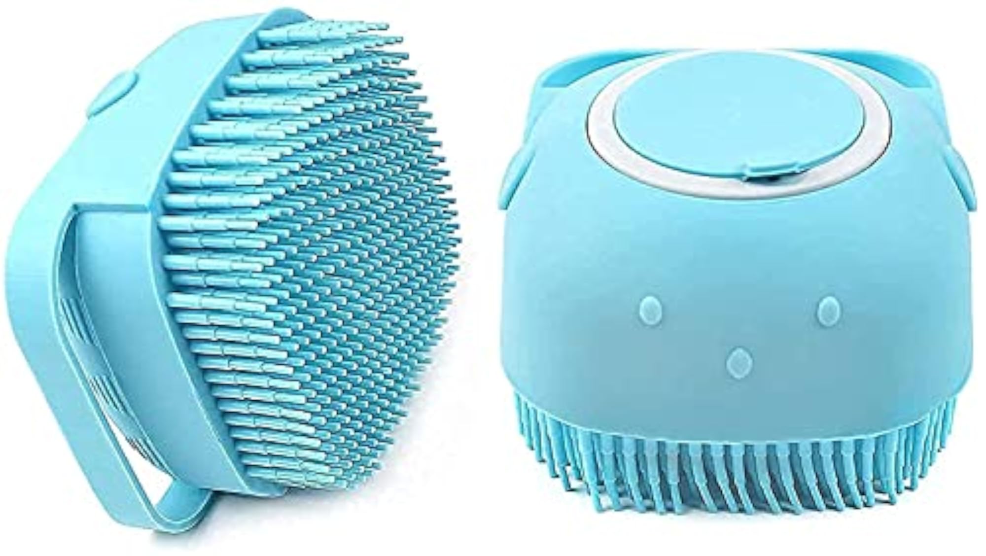 Silicone Soft Bath Body Brush with Shampoo Dispenser